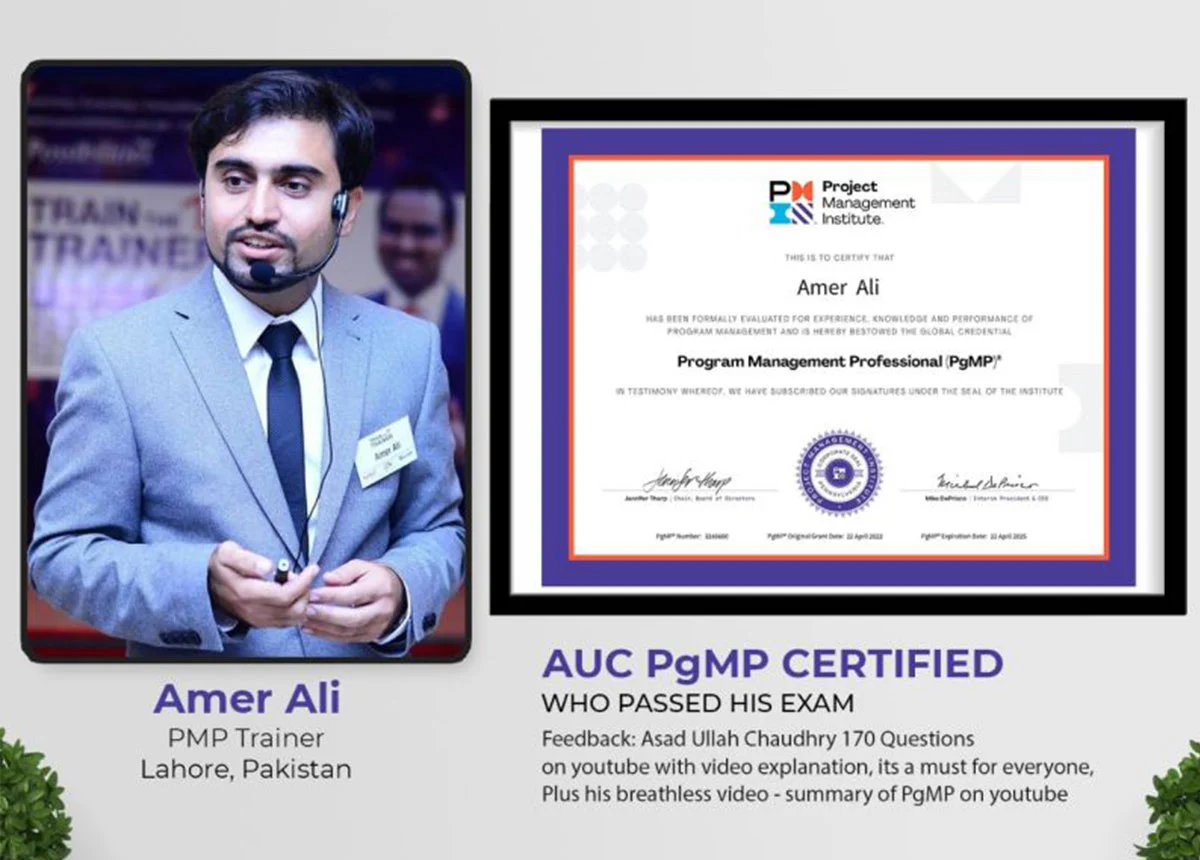 Successful PMP Certified