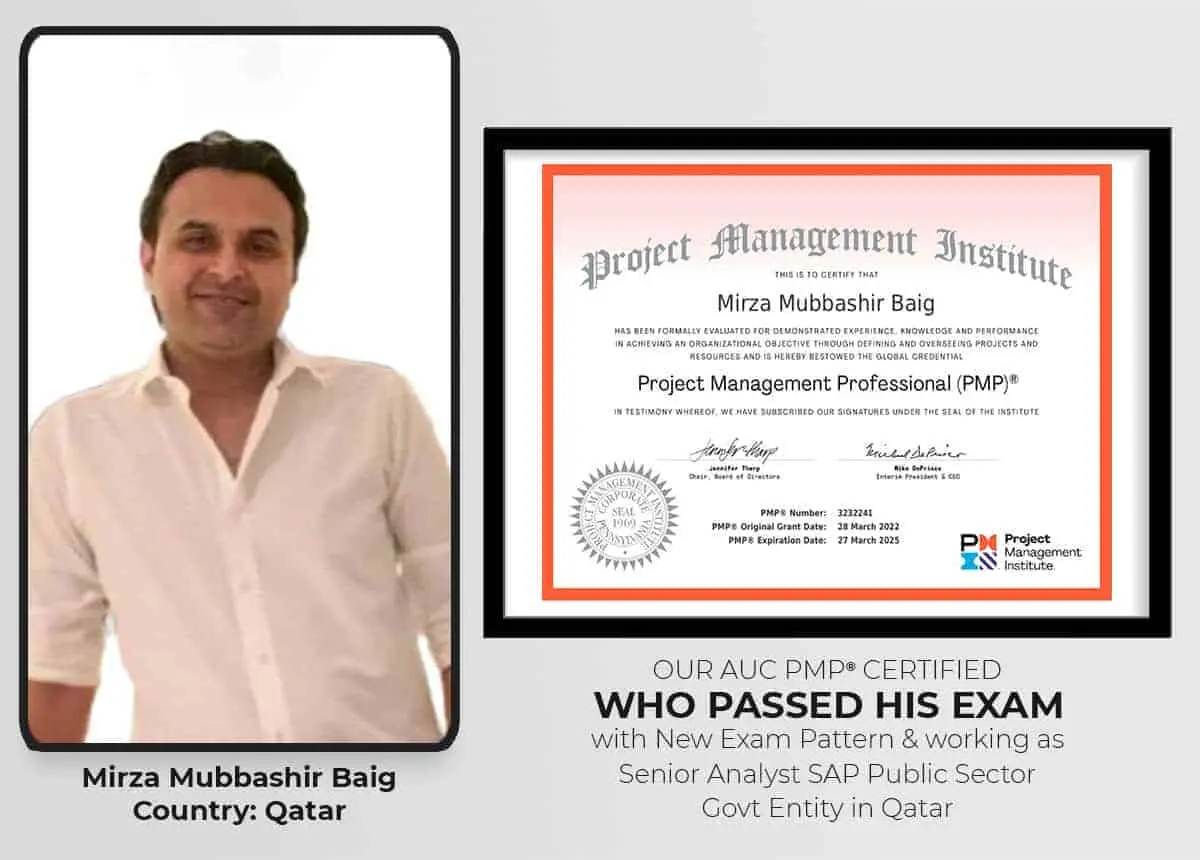 Successful PMP Certified