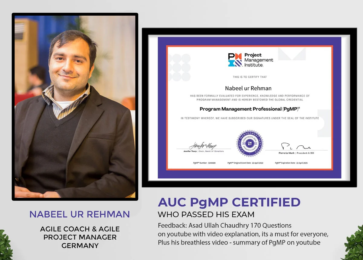 Successful PMP Certified