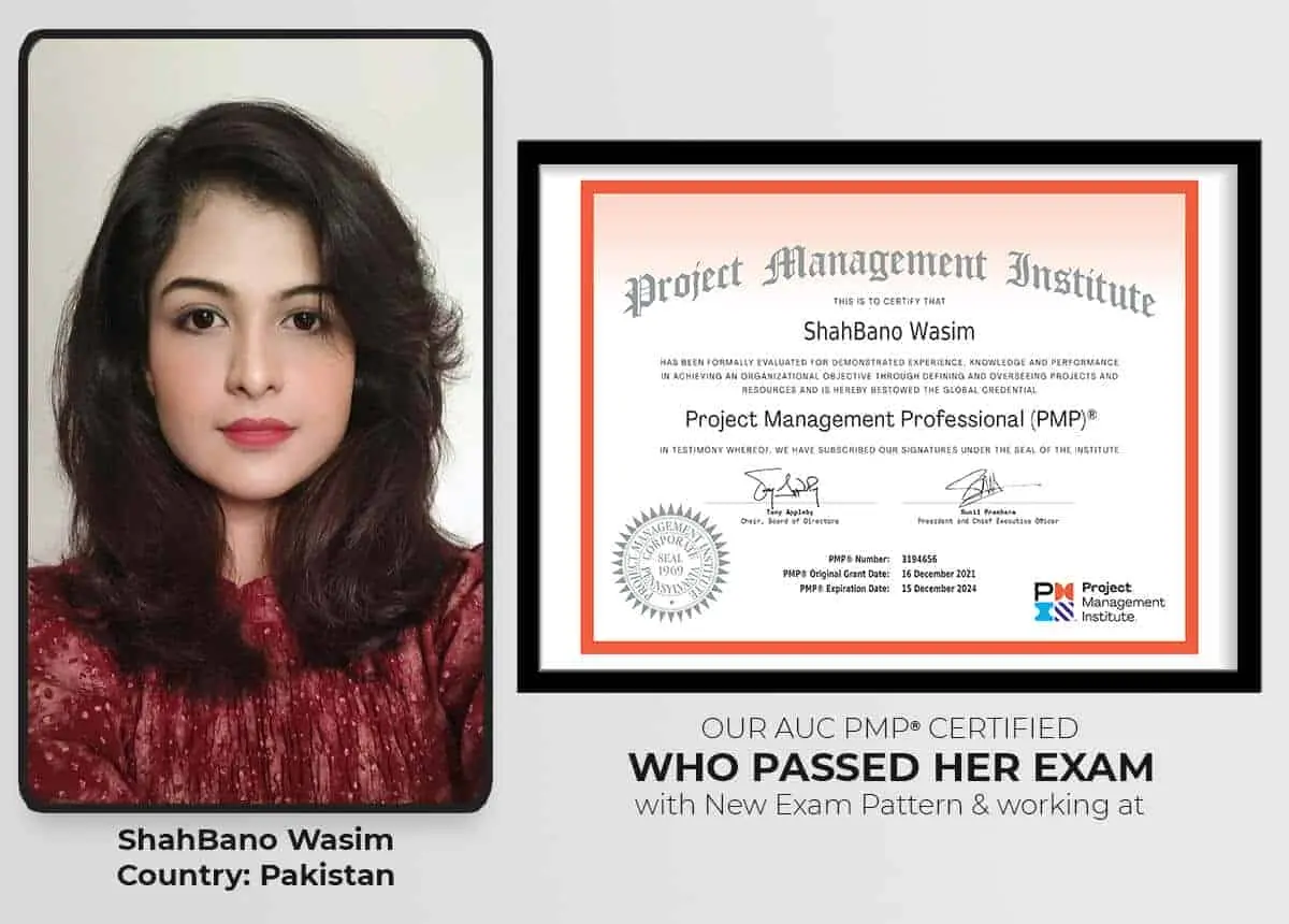 Successful PMP Certified
