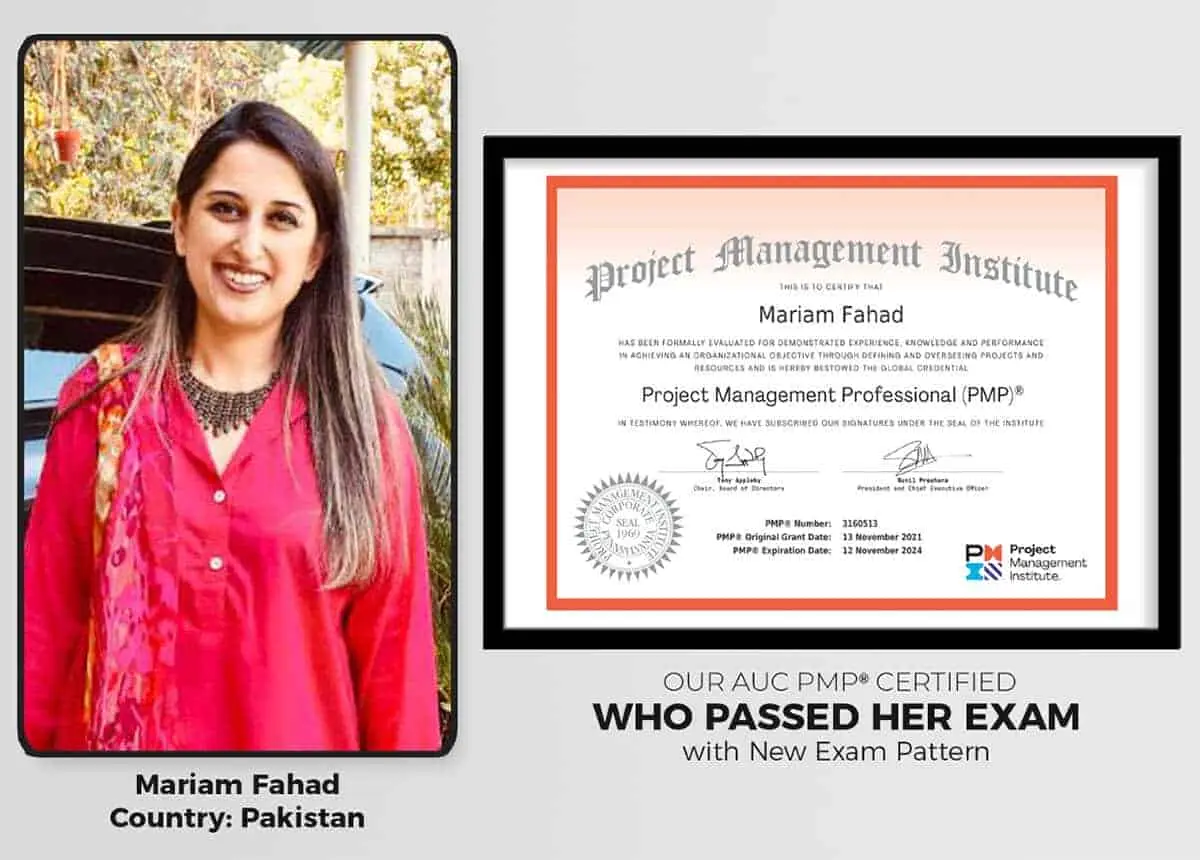 Successful PMP Certified